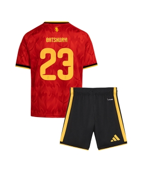 Billige Fotballdrakt Belgia Michy Batshuayi #23 Replika Hjemmedraktsett Barn VM 2026 Kortermet (med bukser)